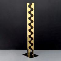 Large Abstract Brass Sculpture, Manner of Curtis Jere - Sold for $1,250 on 01-29-2022 (Lot 31).jpg